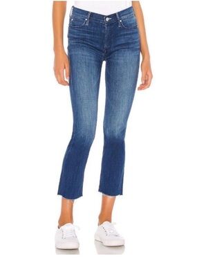 EUC Mother Denim mid rise dazzler crop jean in squeeze it - size 27 $278 retail